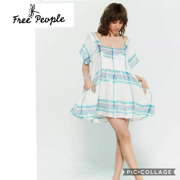 Free People Dresses & Skirts - NWOT Free People sz XS Barcelona shimmery kimono